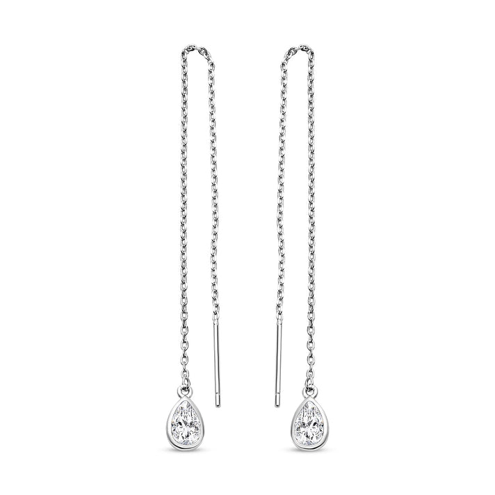 Designer Inspired Simulated Diamond Earrings (With Pin Post) 8899226 1