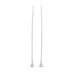 Designer Inspired Simulated Diamond Earrings (With Pin Post)