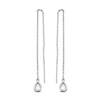 Designer Inspired Simulated Diamond Earrings (With Pin Post)