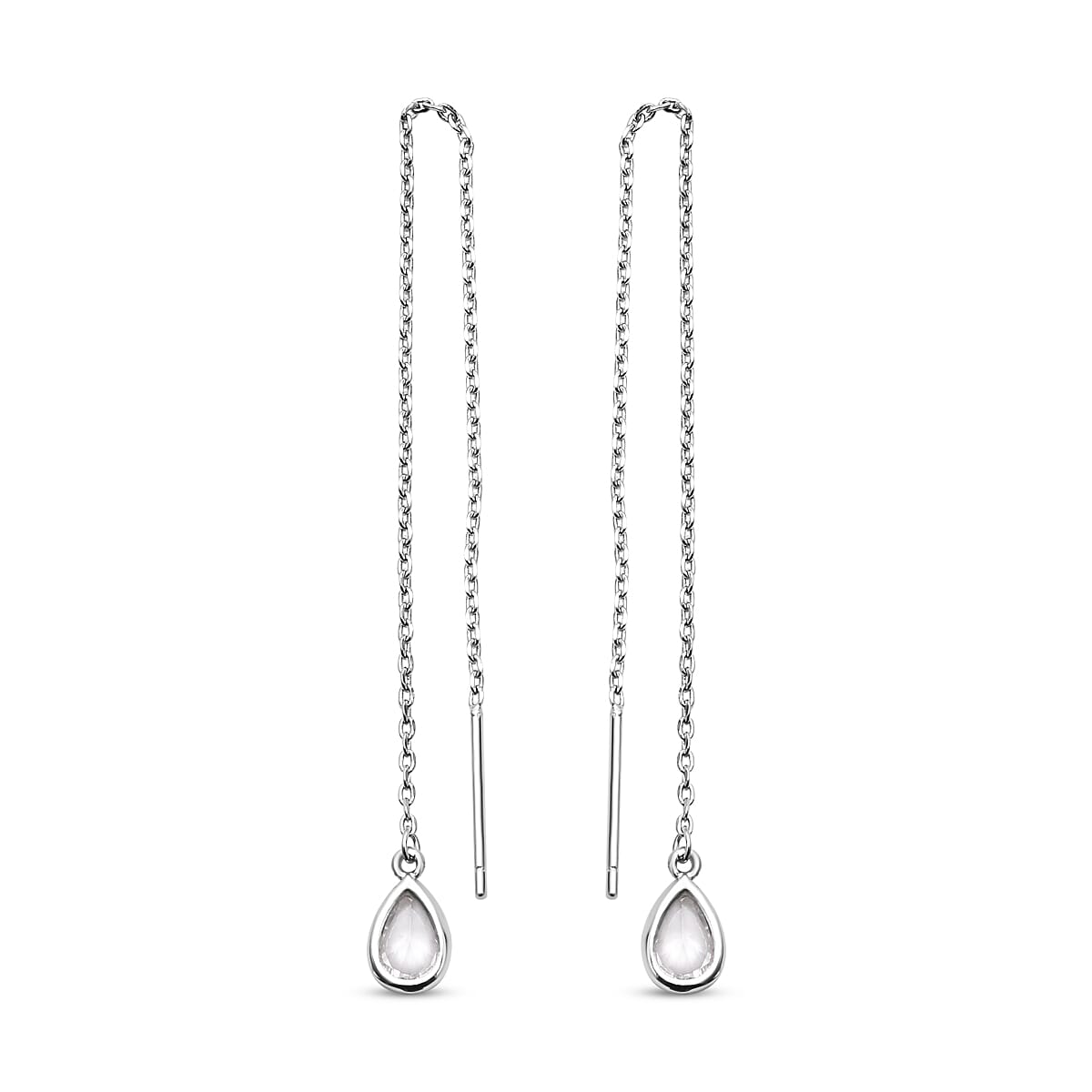 Designer Inspired Simulated Diamond Earrings (With Pin Post) 8899226 3