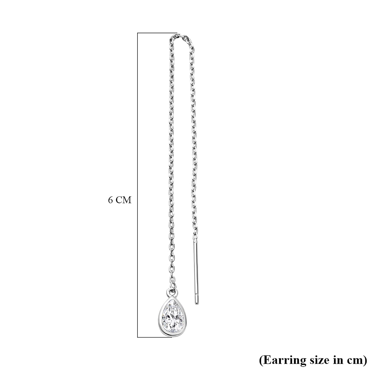 Designer Inspired Simulated Diamond Earrings (With Pin Post) 8899226 4