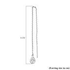 Designer Inspired Simulated Diamond Earrings (With Pin Post)
