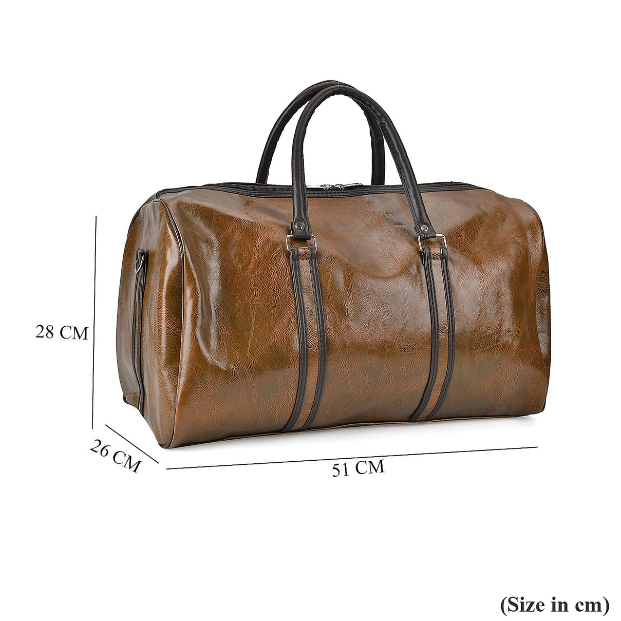 Designer Inspired Solid Travel Duffle Bag 7768217 6