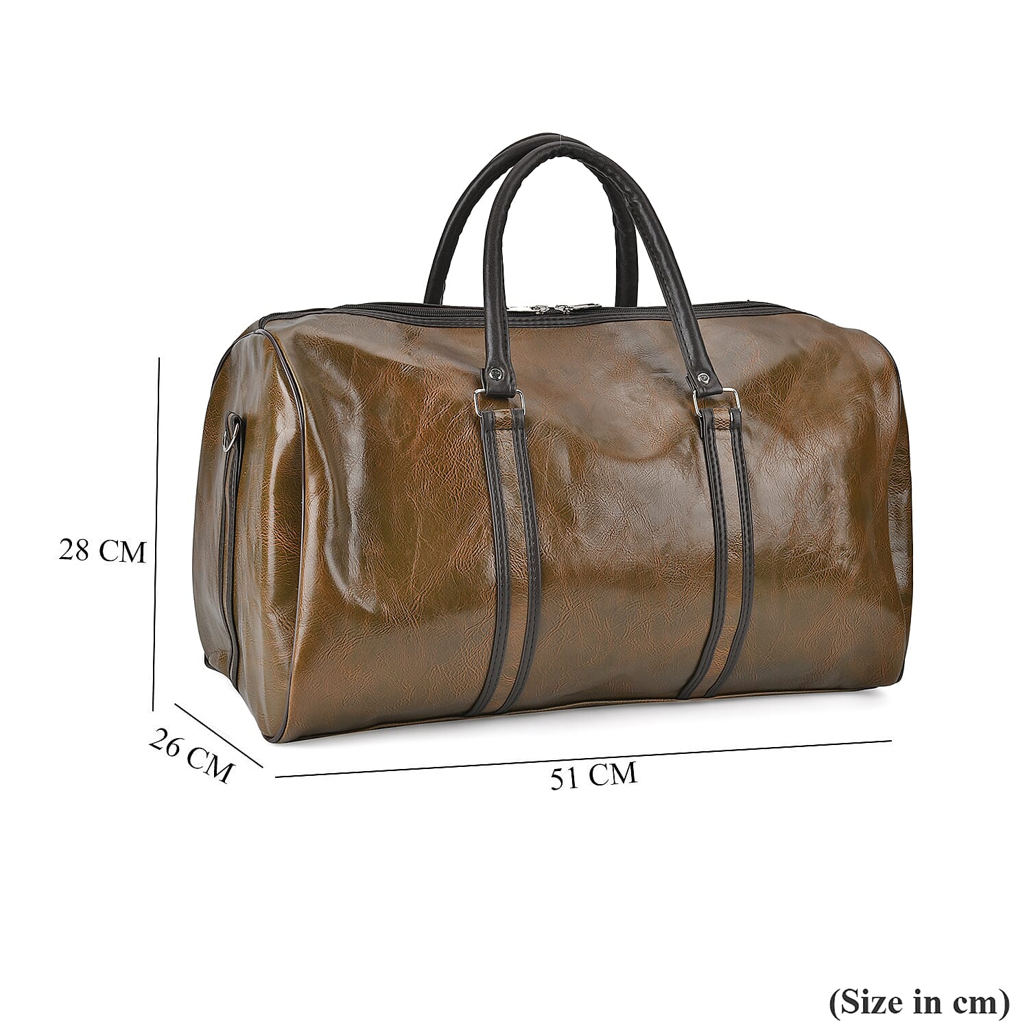 Designer Inspired Solid Travel Duffle Bag 7768217 6