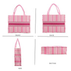 CLOSEOUT OFFER - THE DESIGNER INSPIRED TOTE BAG- Light Green