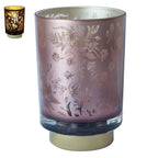 Lesser - Pavey Floral Design Battery Powered LED Lamp (Size 15x10x10 cm) - Purple
