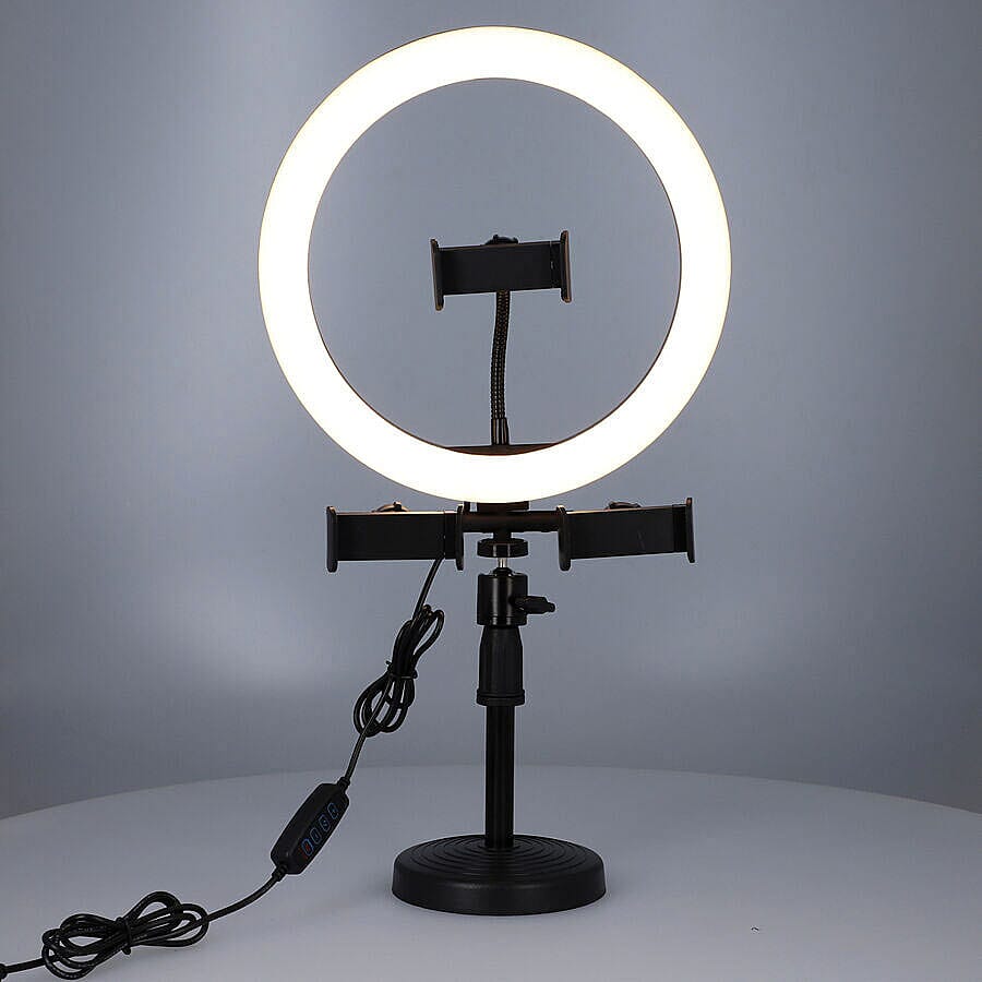 Desktop Dimmable Fill Ringlight with 3 Light Temperatures 3712368 1