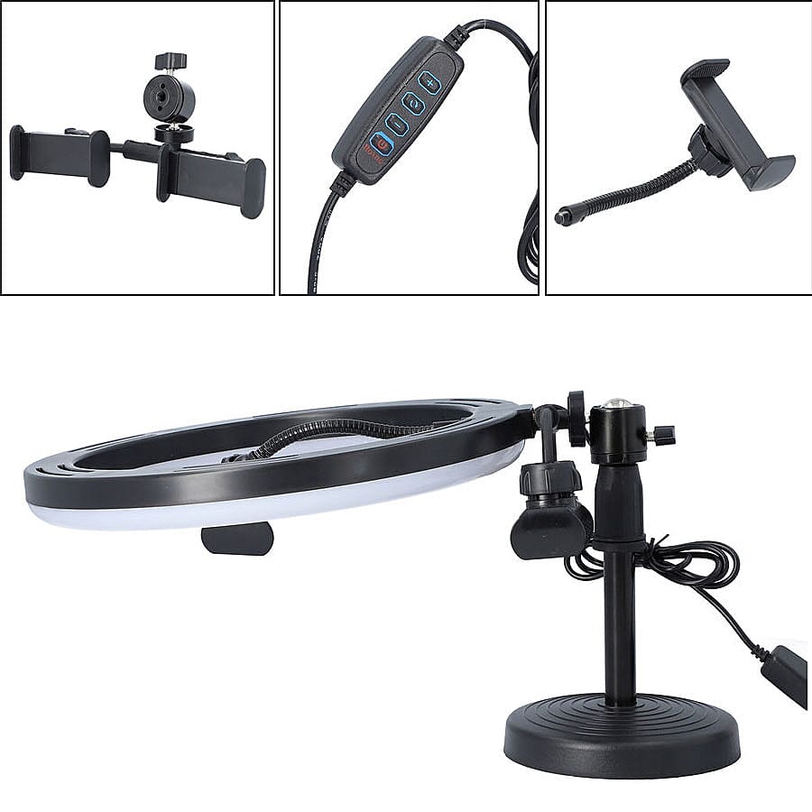 Desktop Dimmable Fill Ringlight with 3 Light Temperatures 3712368 5