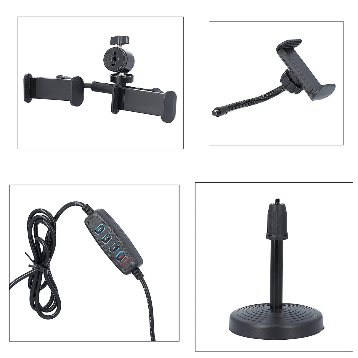 Desktop Dimmable Fill Ringlight with 3 Light Temperatures 3712368 6