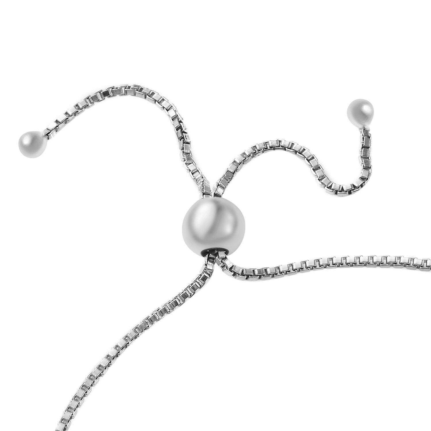 Monster Deal - Diamond Bracelet (Size 6.5 - 8.0) Adjustable in Sterling Silver 7268593 3