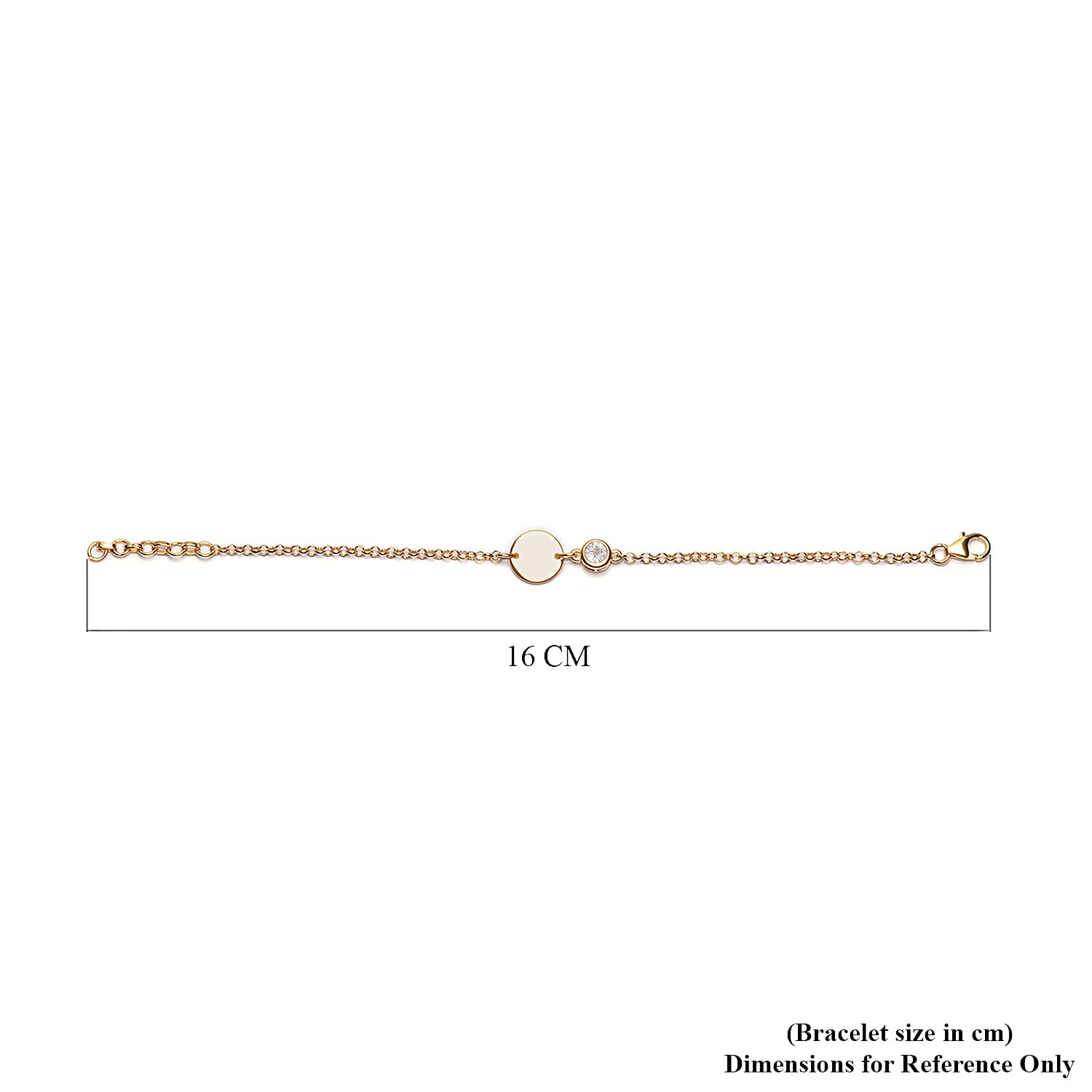 Diamond Bracelet in  Gold Plated Sterling Silver 3627414 5