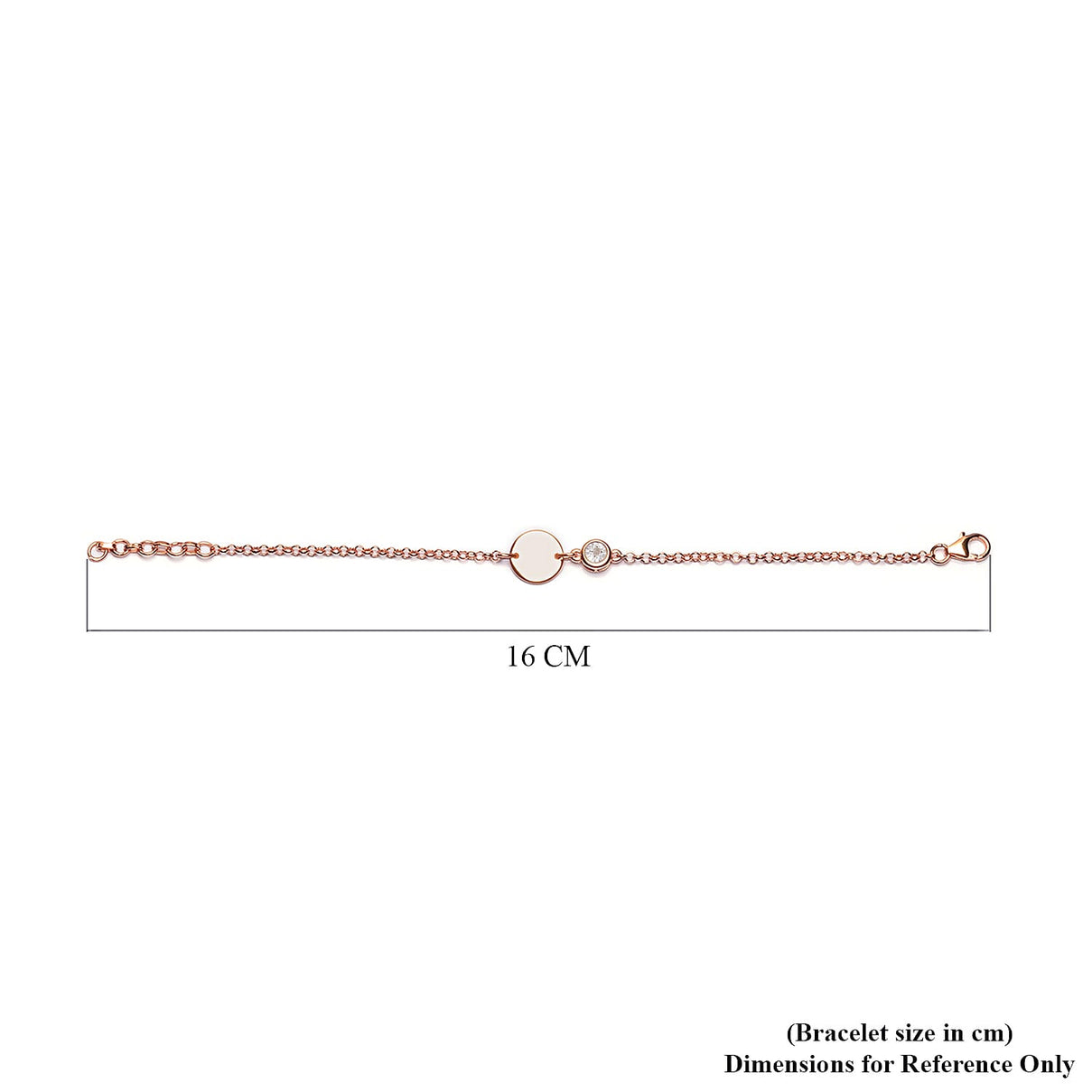 Diamond Bracelet in Rose Gold Overlay Sterling Silver 3627416 5