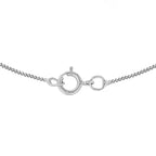 9K White Gold  Chain (Size - 18),  Gold Wt. 0.81 Gms