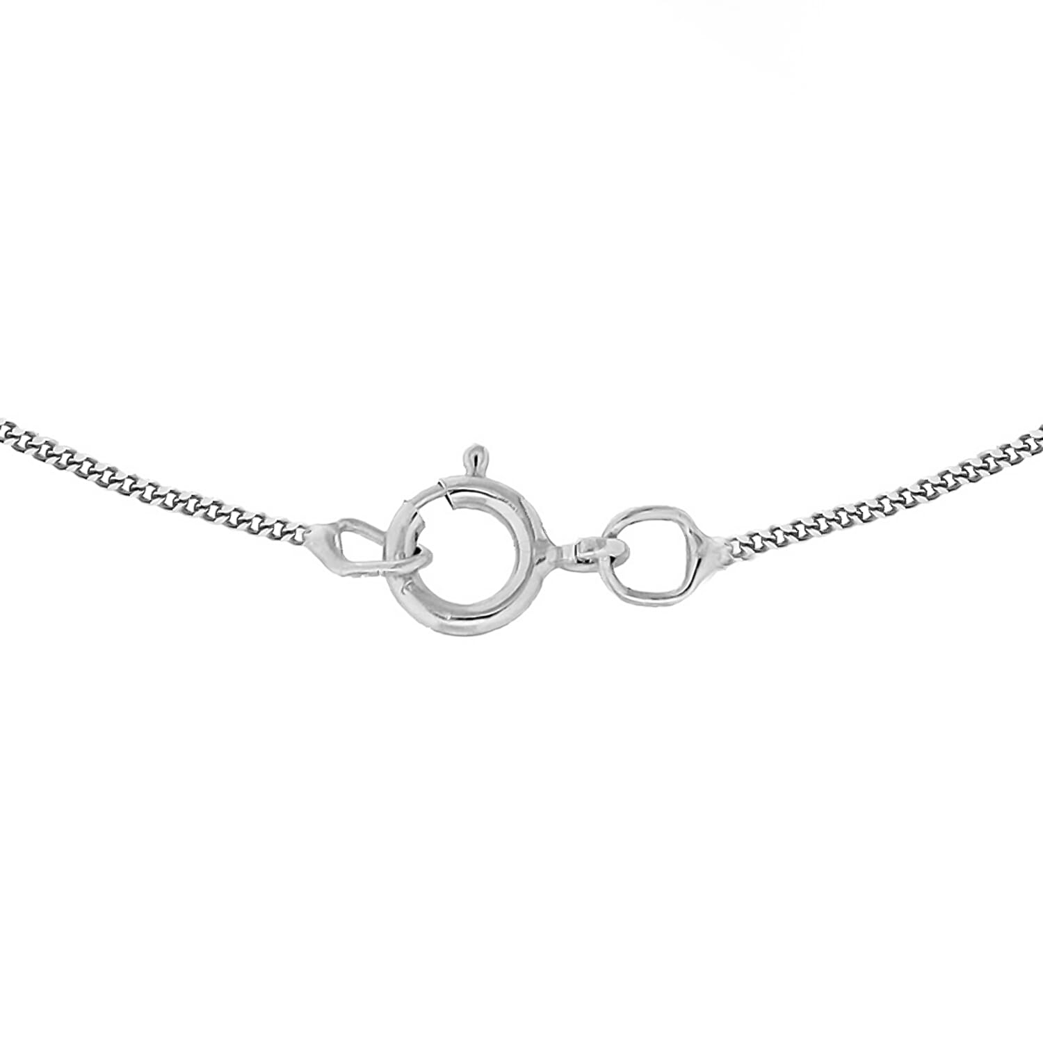 Diamond Cut Adjustable Curb Chain 16 Inch-18 Inch in 9K White Gold 7590754 4