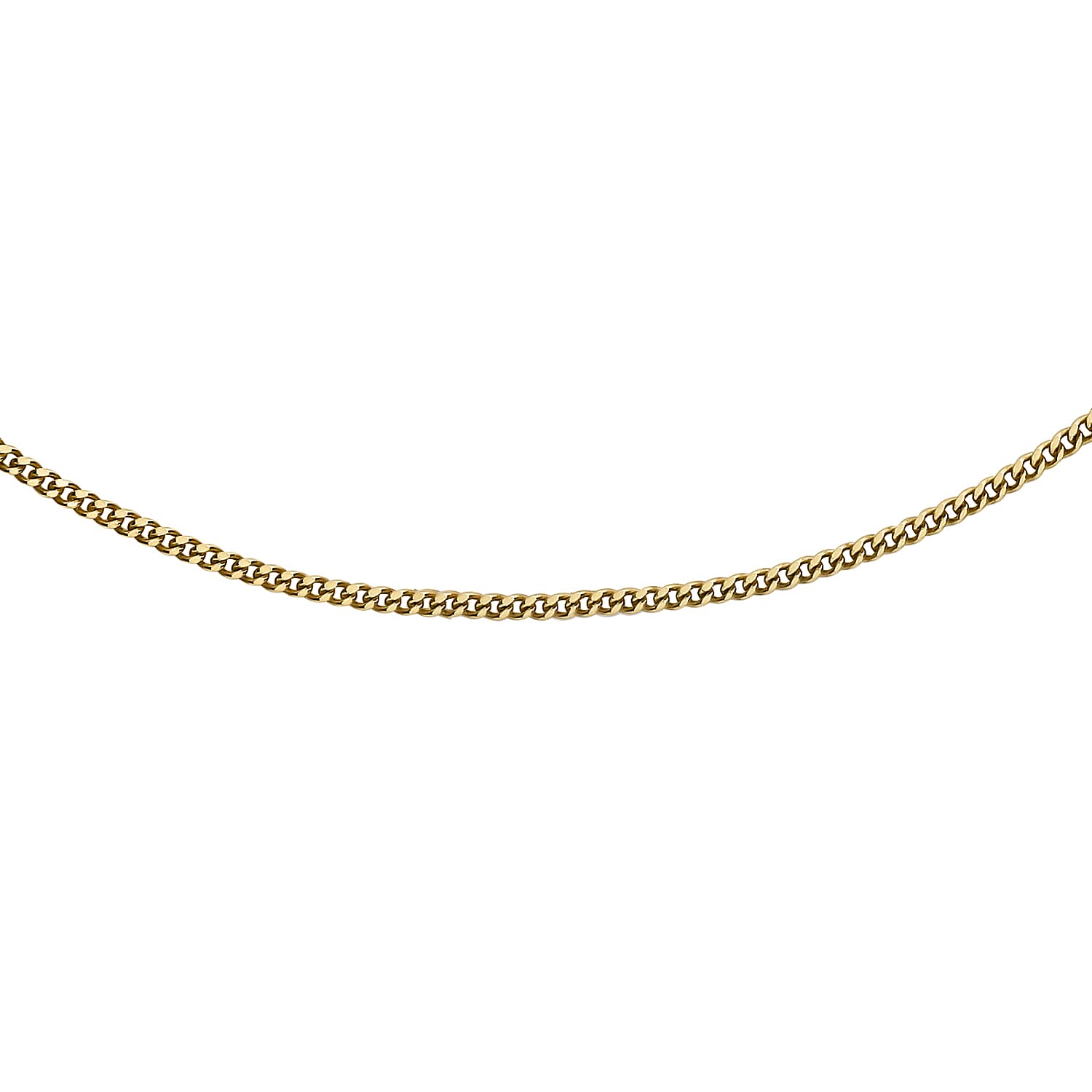 Diamond Cut Adjustable Curb Chain 16 Inch to 18 Inch in 14K Yellow Gold 7570398 0