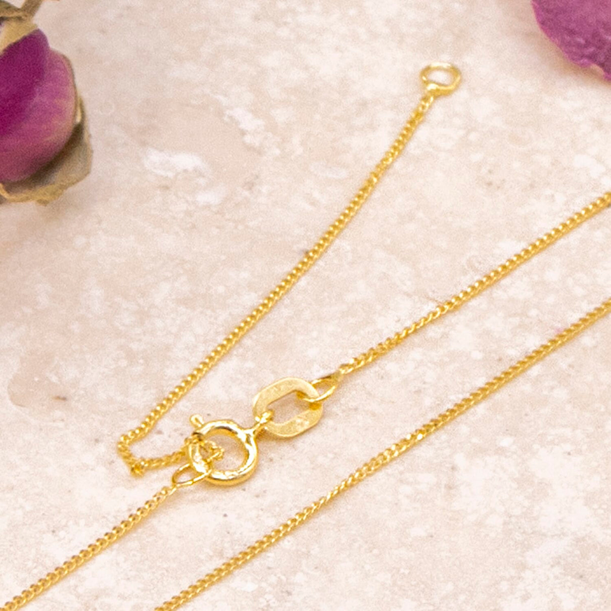Diamond Cut Adjustable Curb Chain 16 Inch to 18 Inch in 14K Yellow Gold 7570398 4