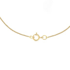 9K Yellow Gold Diamond Cut Curb Chain With Spring Ring Clasp (Size - 18)
