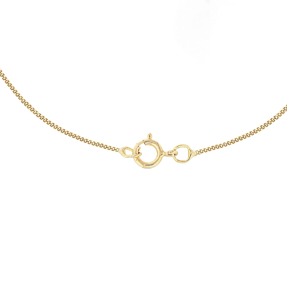 Diamond Cut Adjustable Curb Chain 16 Inch to 18 Inch in 9K Yellow Gold 7576304 3