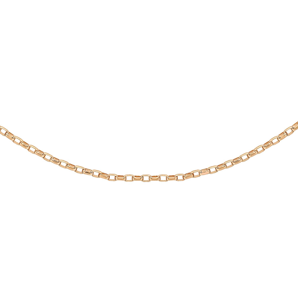 Diamond Cut Belcher Chain 20 Inch in 10K Rose Gold 7576151 0