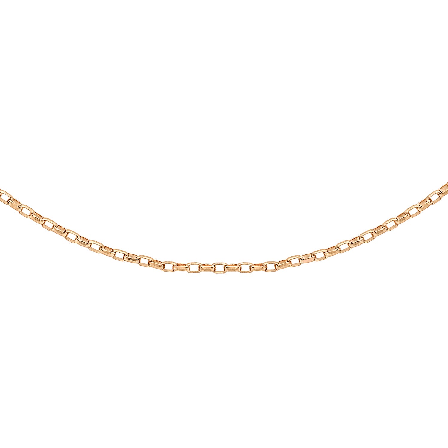 Diamond Cut Belcher Chain 20 Inch in 10K Rose Gold 7576151 0
