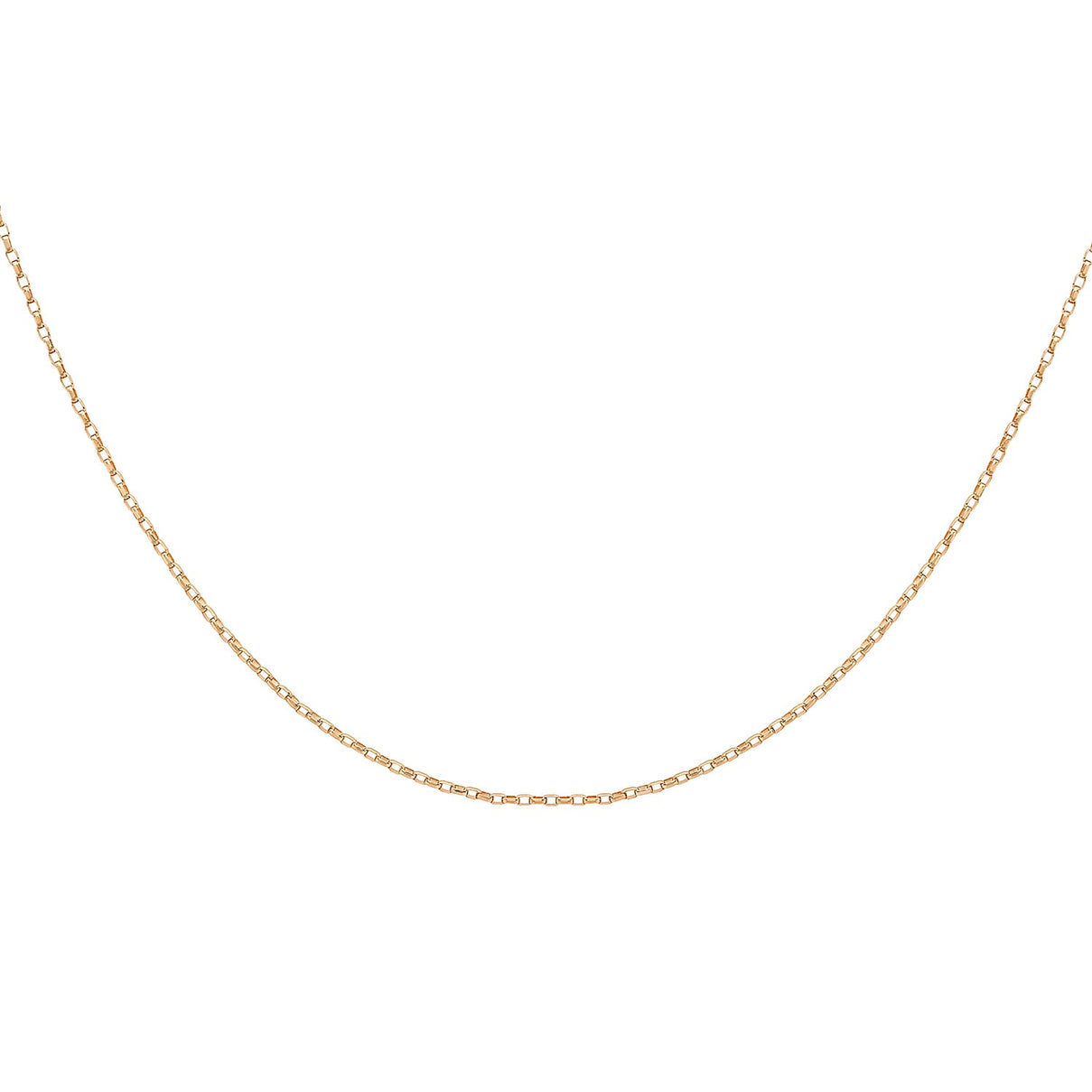 Diamond Cut Belcher Chain 20 Inch in 10K Rose Gold 7576151 3