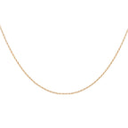 9K Rose Gold Chain (Size - 20)