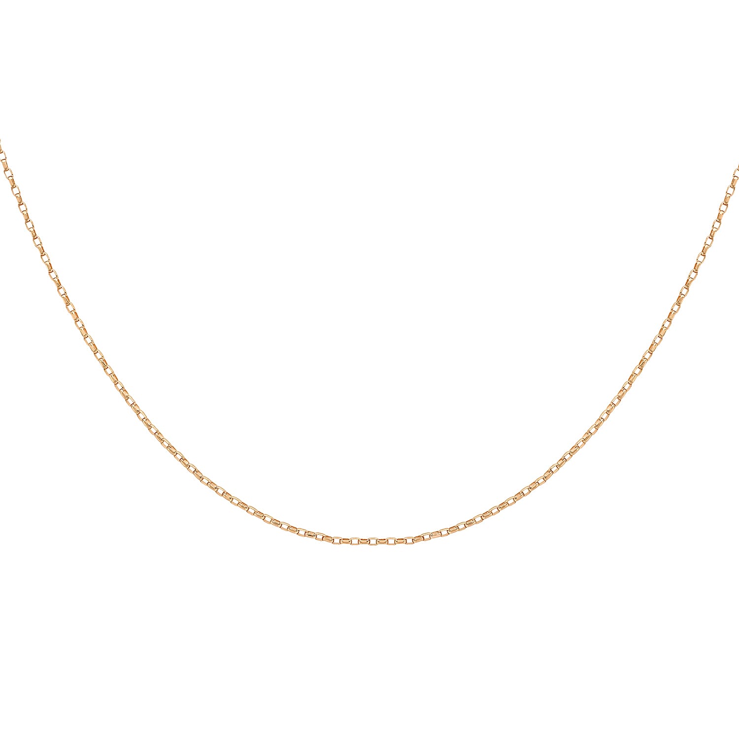 Diamond Cut Belcher Chain 20 Inch in 10K Rose Gold 7576151 3