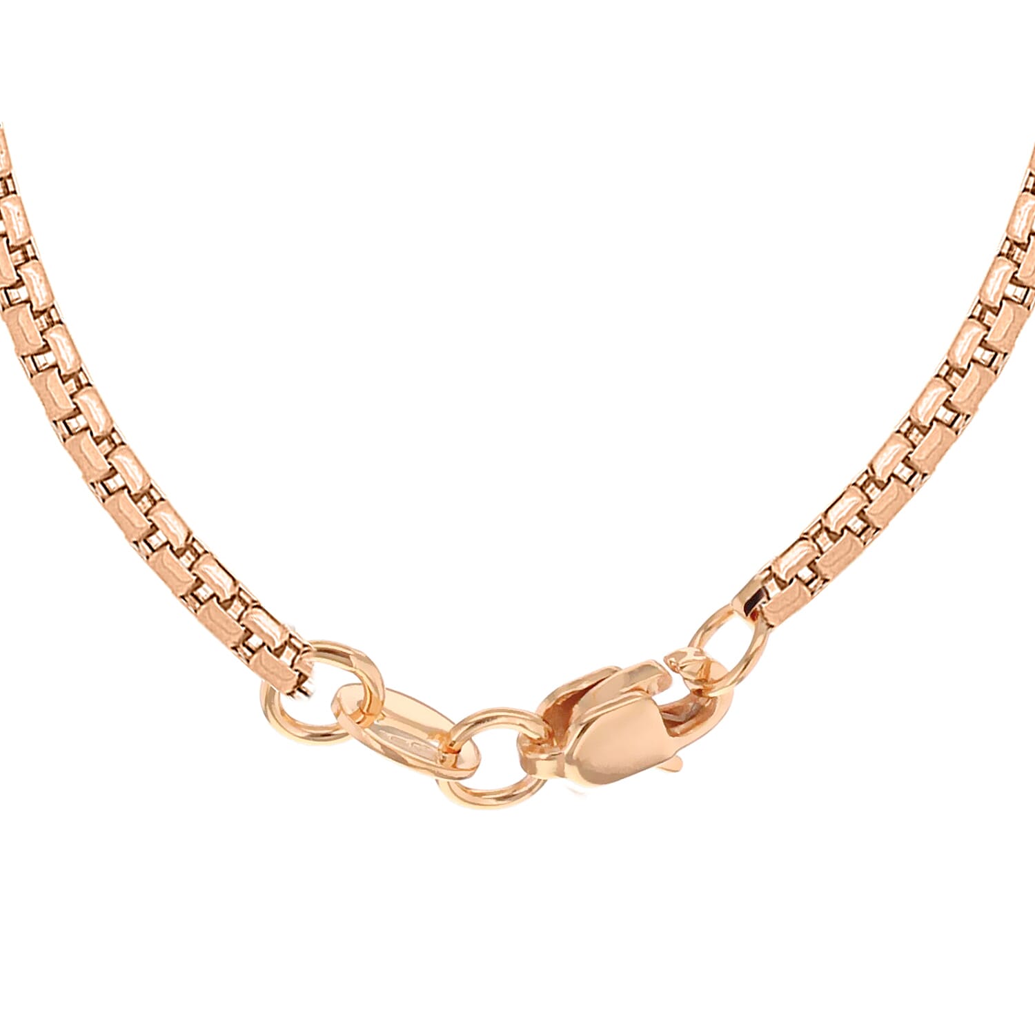 Diamond Cut Box Belcher Chain 16 Inch in 9K Rose Gold 7590879 4