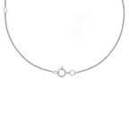 9K White Gold  Chain (Size - 18),  Gold Wt. 2.1 Gms