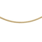 9K Yellow Gold  Chain (Size - 16),  Gold Wt. 1.7 Gms