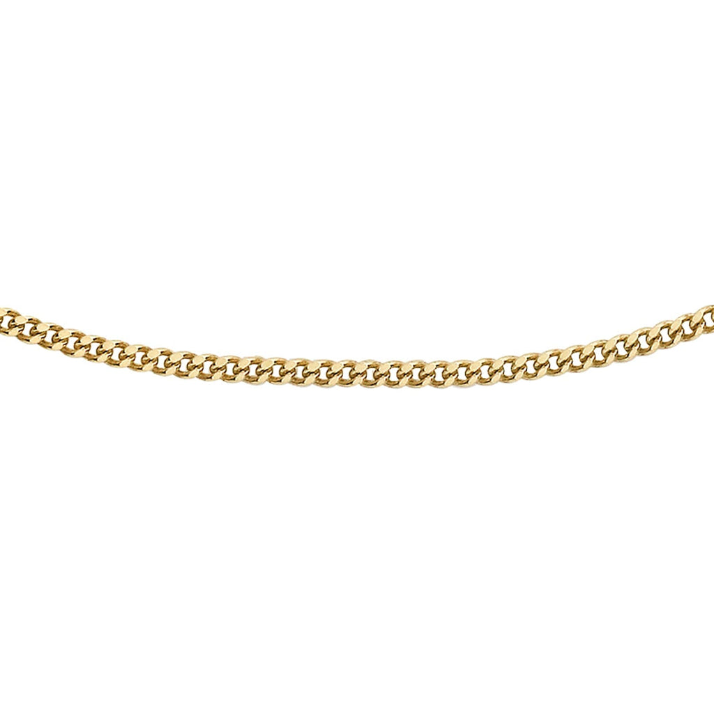 14K Yellow Gold  Chain (Size - 18),  Gold Wt. 0.58 Gms