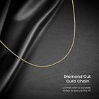 14K Yellow Gold  Chain (Size - 18),  Gold Wt. 0.58 Gms