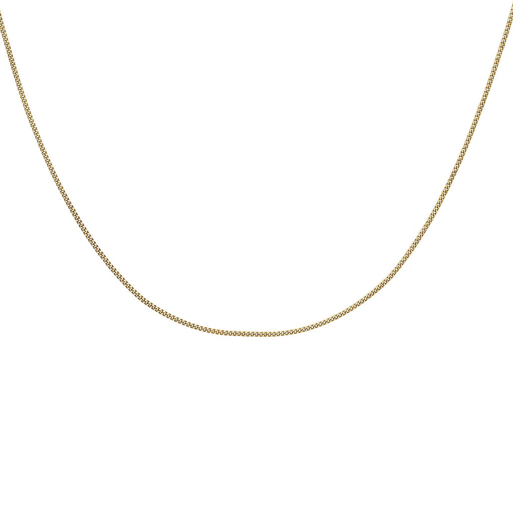 14K Yellow Gold  Chain (Size - 18),  Gold Wt. 0.58 Gms