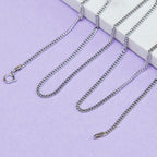 9K White Gold  Chain (Size - 18),  Gold Wt. 4.3 Gms