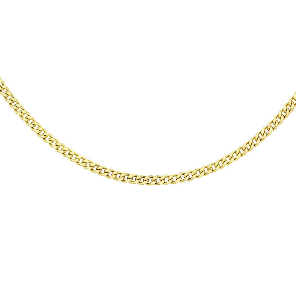 9K Yellow Gold  Chain (Size - 18),  Gold Wt. 0.75 Gms