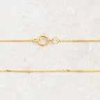 9K Yellow Gold  Chain (Size - 18),  Gold Wt. 0.75 Gms