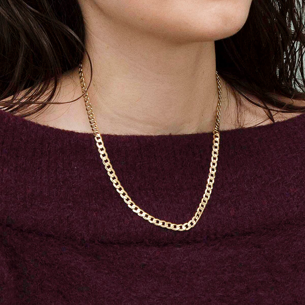 9K Yellow Gold  Chain (Size - 18),  Gold Wt. 6.2 Gms