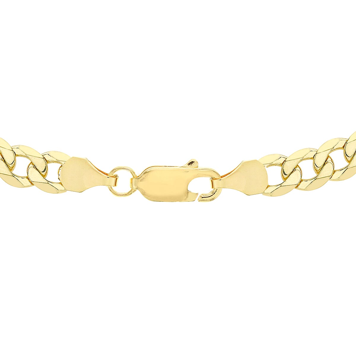 Diamond Cut Curb Chain 18 Inch in 9K Yellow Gold 7577630 3