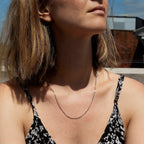 9K White Gold  Chain (Size - 20),  Gold Wt. 4.8 Gms