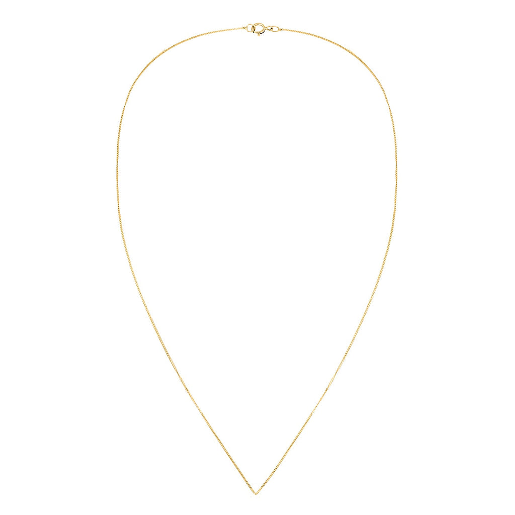 9K Yellow Gold  Chain (Size - 20),  Gold Wt. 1.4 Gms