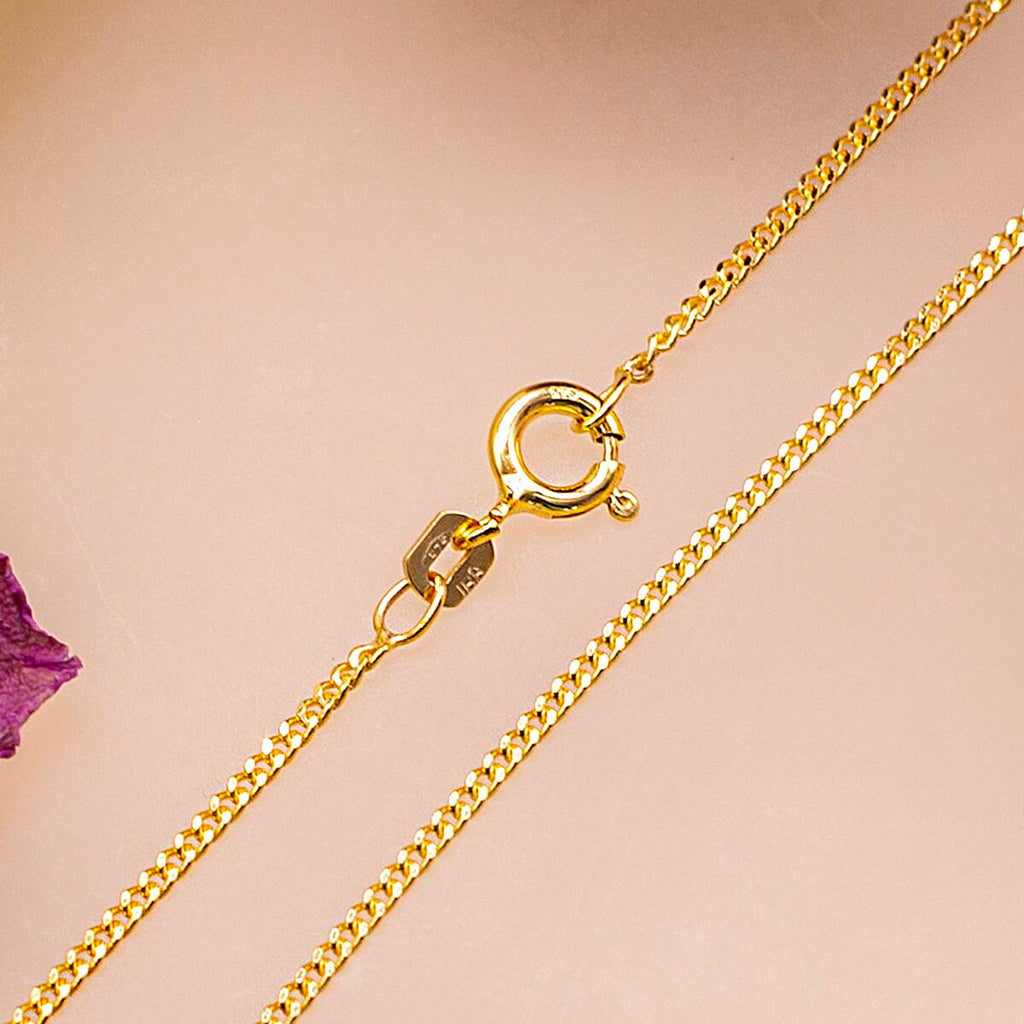 9K Yellow Gold  Chain (Size - 22),  Gold Wt. 3.1 Gms