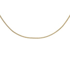 9K Yellow Gold Diamond Cut Curb Chain (Size - 24) with Spring Ring Clasp