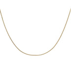 9K Yellow Gold Diamond Cut Curb Chain (Size - 24) with Spring Ring Clasp