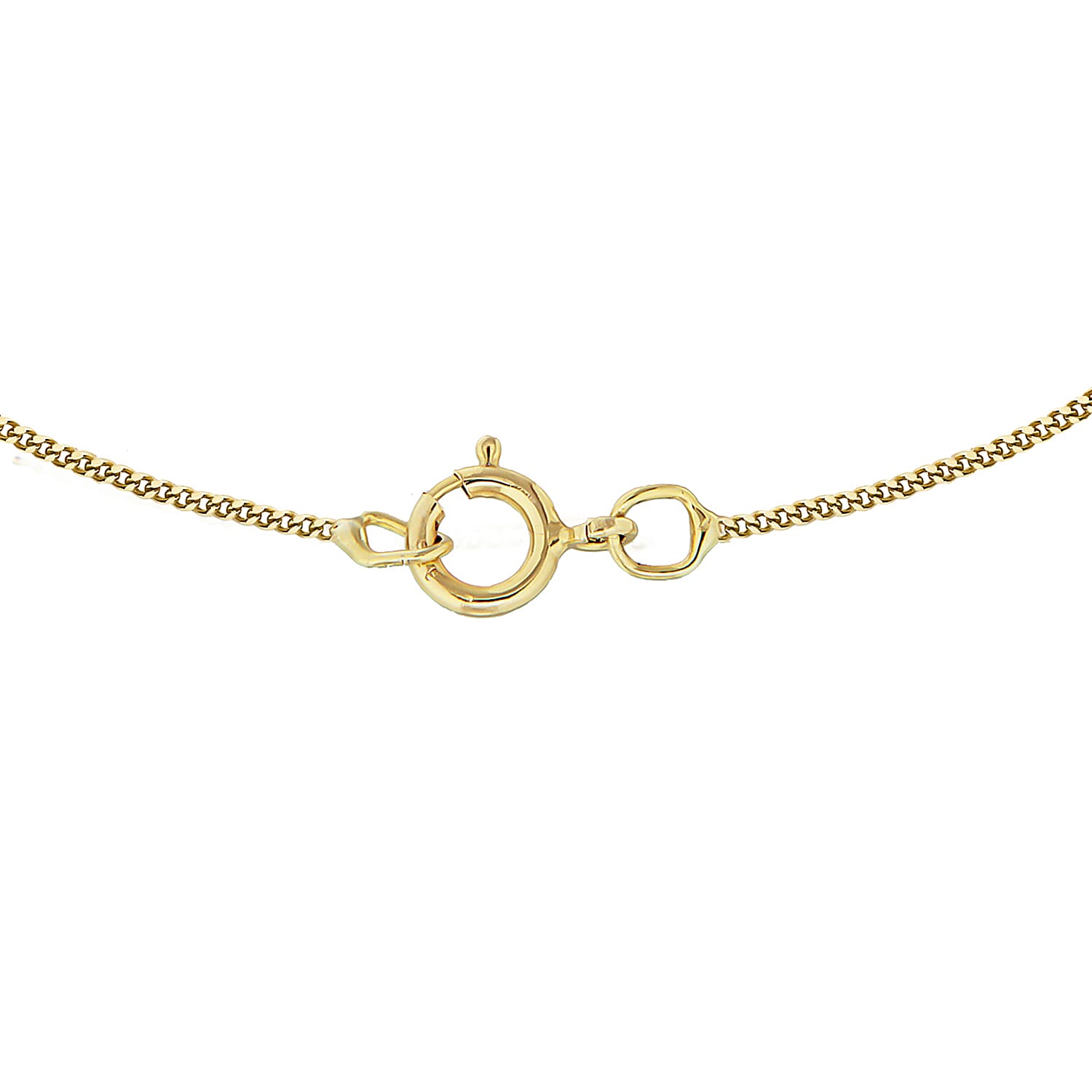 Diamond Cut Curb Chain 24 Inch in 9K Yellow Gold 7576224 4