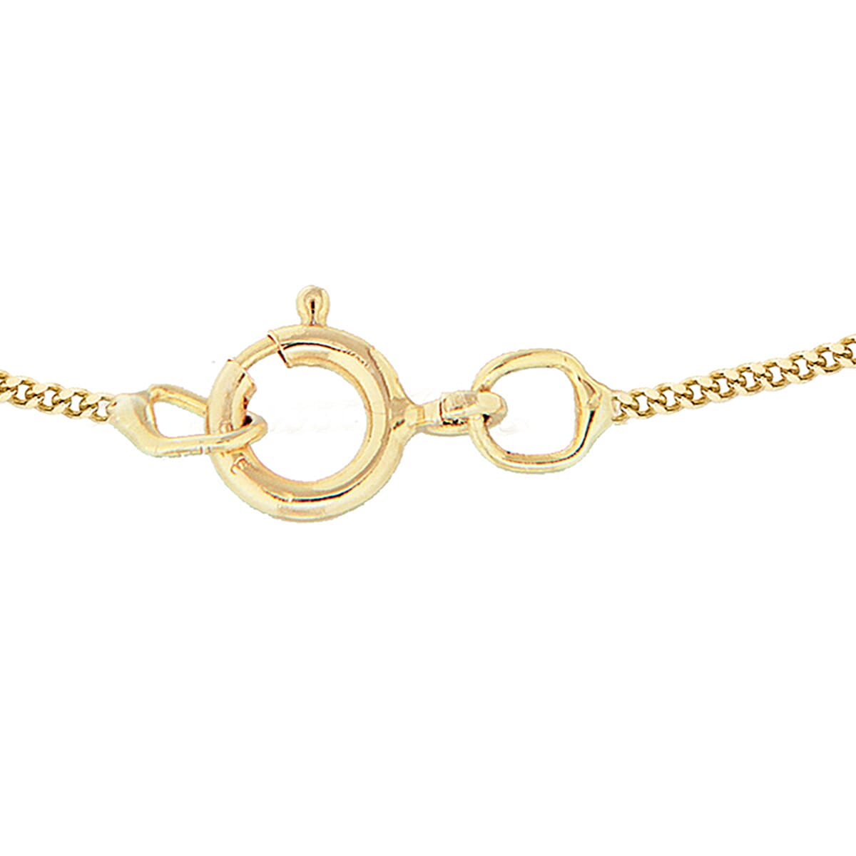 Diamond Cut Curb Chain 24 Inch in 9K Yellow Gold 7576390 3