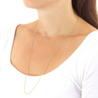 9K Yellow Gold  Chain (Size - 24),  Gold Wt. 3.3 Gms