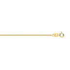 9K Yellow Gold Curb Chain (Size - 20) with Spring Ring Clasp