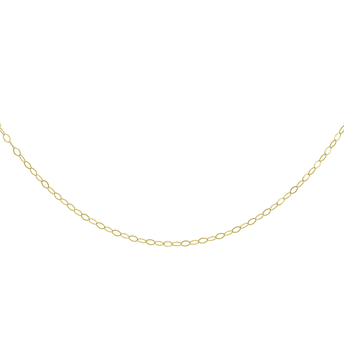 Diamond Cut Figaro Chain 18 Inch in 10K Yellow Gold 7576164 0