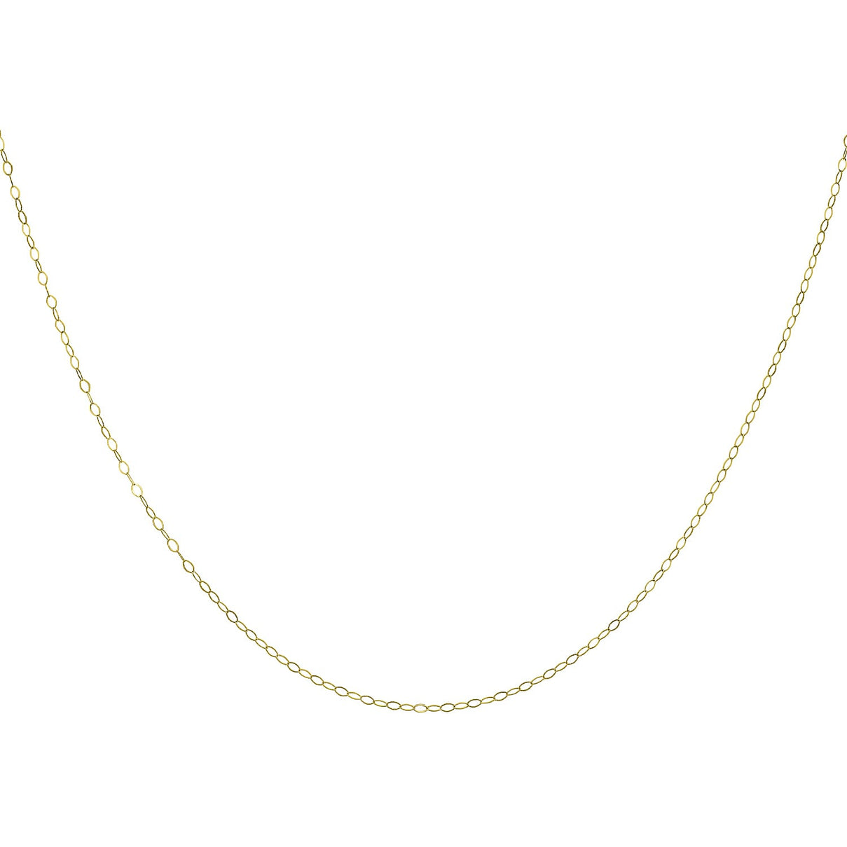 Diamond Cut Figaro Chain 18 Inch in 10K Yellow Gold 7576164 1