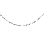 9K White Gold  Chain (Size - 18),  Gold Wt. 3.2 Gms